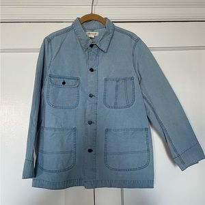 Madewell Denim / Chambray Chore Coat Shirt Jacket